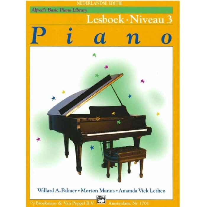 Lesboek Niveau 3 - Alfred Basic Piano Library