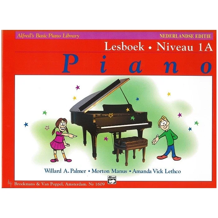 Lesboek Niveau 1A - Alfred Basic Piano Library