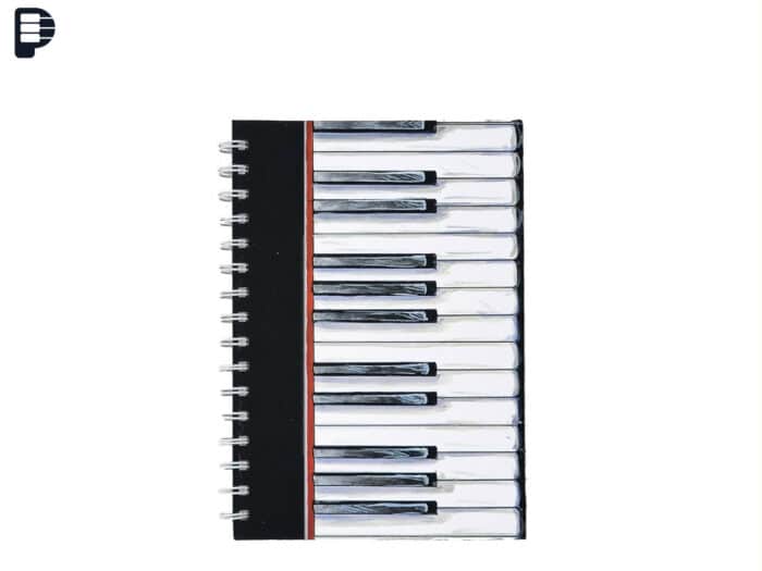 Notitieboek A5 piano hardback ringband
