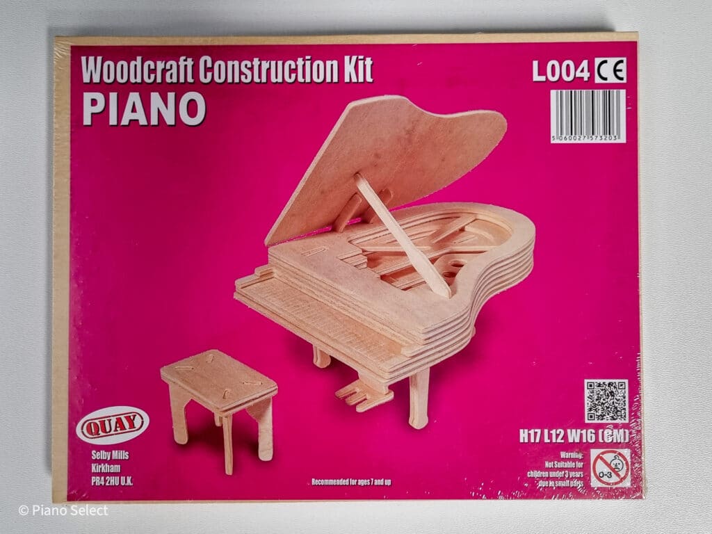 Vleugel piano bouwpakket - Quay Woodcraft