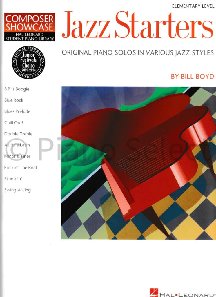 Bill Boyd Jazz Starters 1 Hal Leonard Student Piano Library