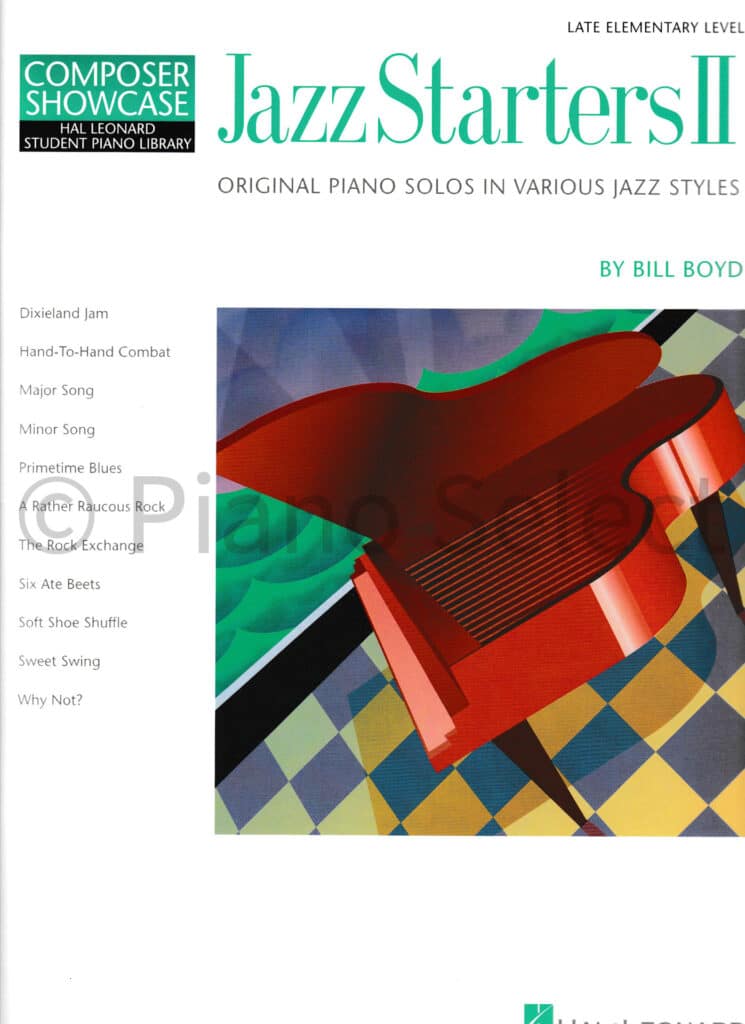 Bill Boyd Jazz Starters 2 Hal Leonard Student Piano Library