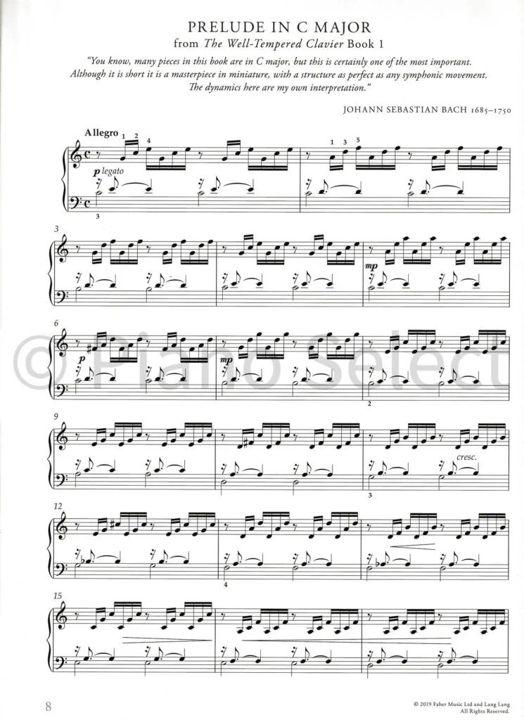 Lang Lang Piano Book