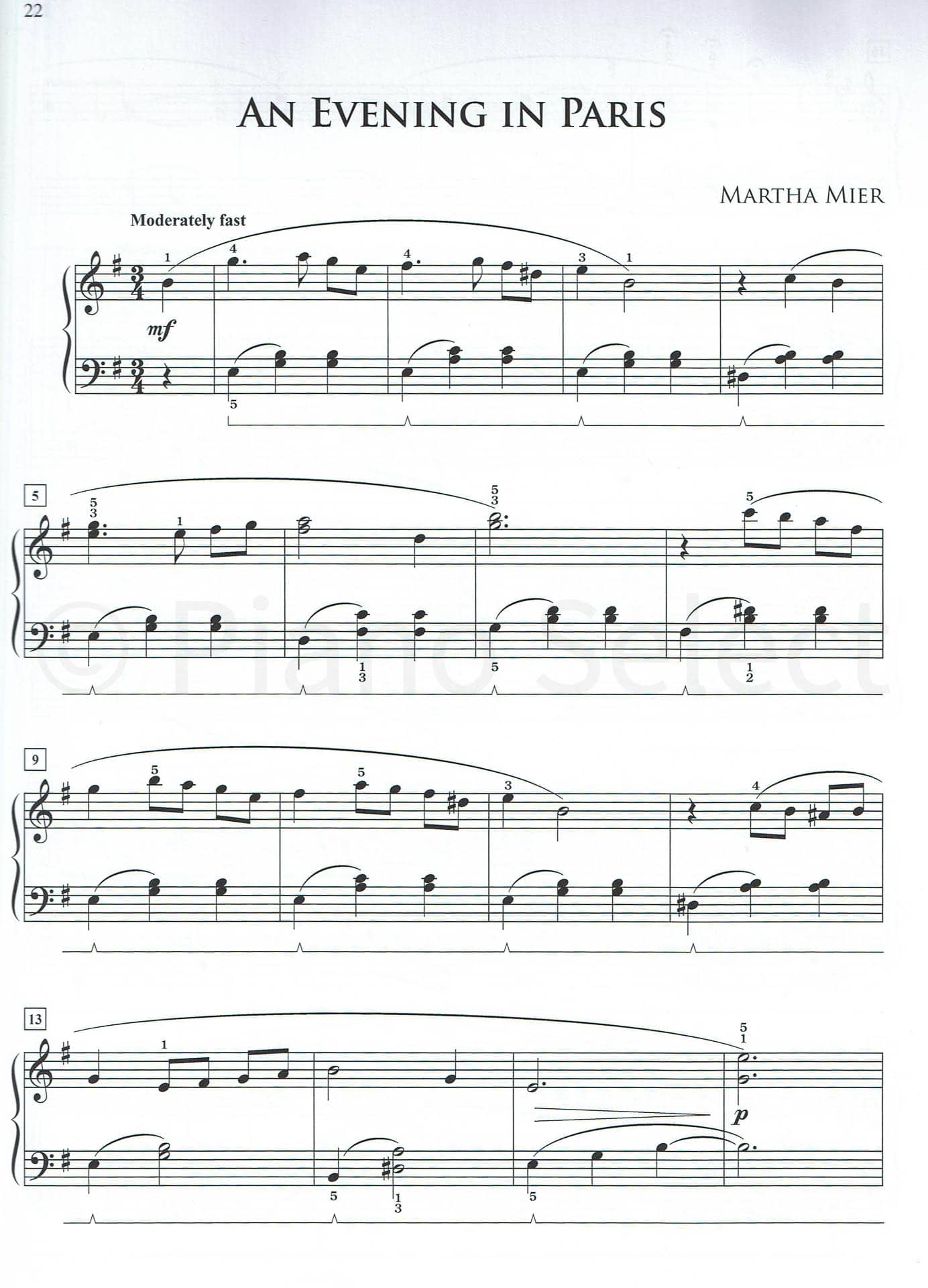 Pretty Piano Sheet Music  PDF