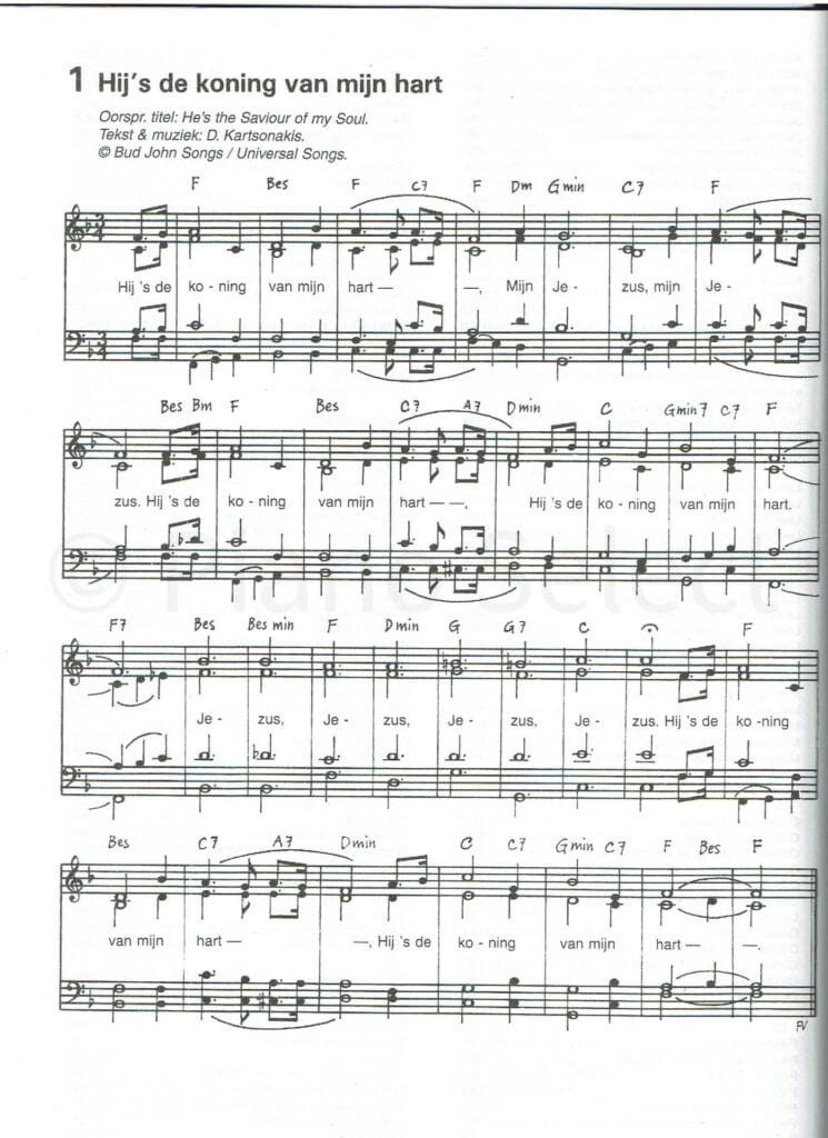 Opwekkingsliederen piano bundel 1 (1-268)