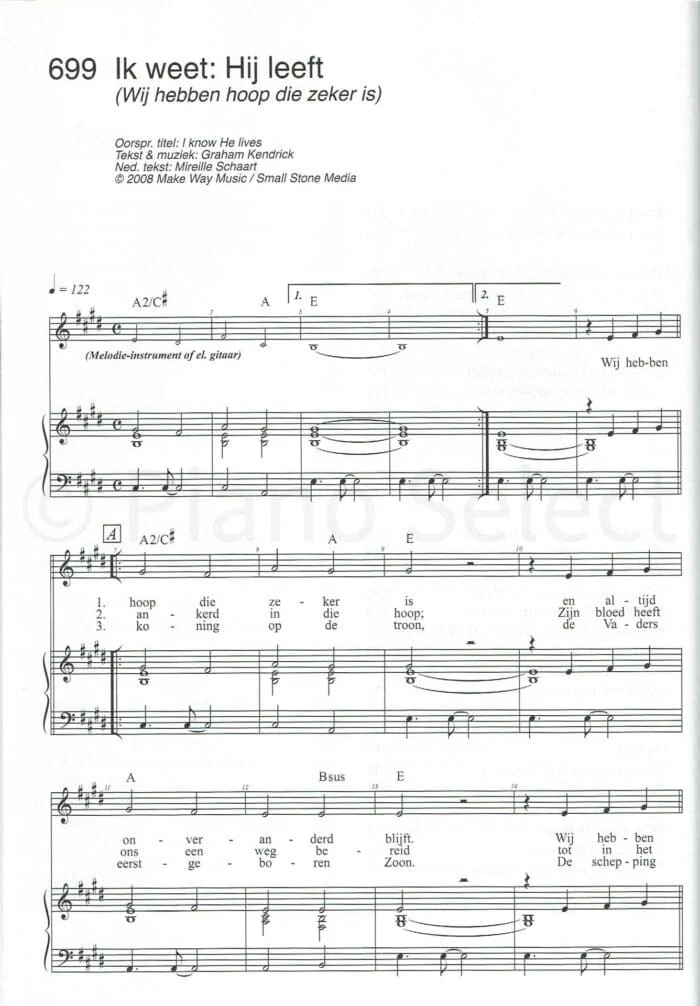 Opwekkingsliederen piano bundel 5 (699-782)