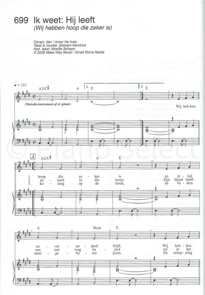 Opwekkingsliederen piano bundel 5 (699-782)