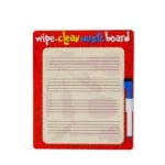 Whiteboard notenbalken muziek uitwisbaar