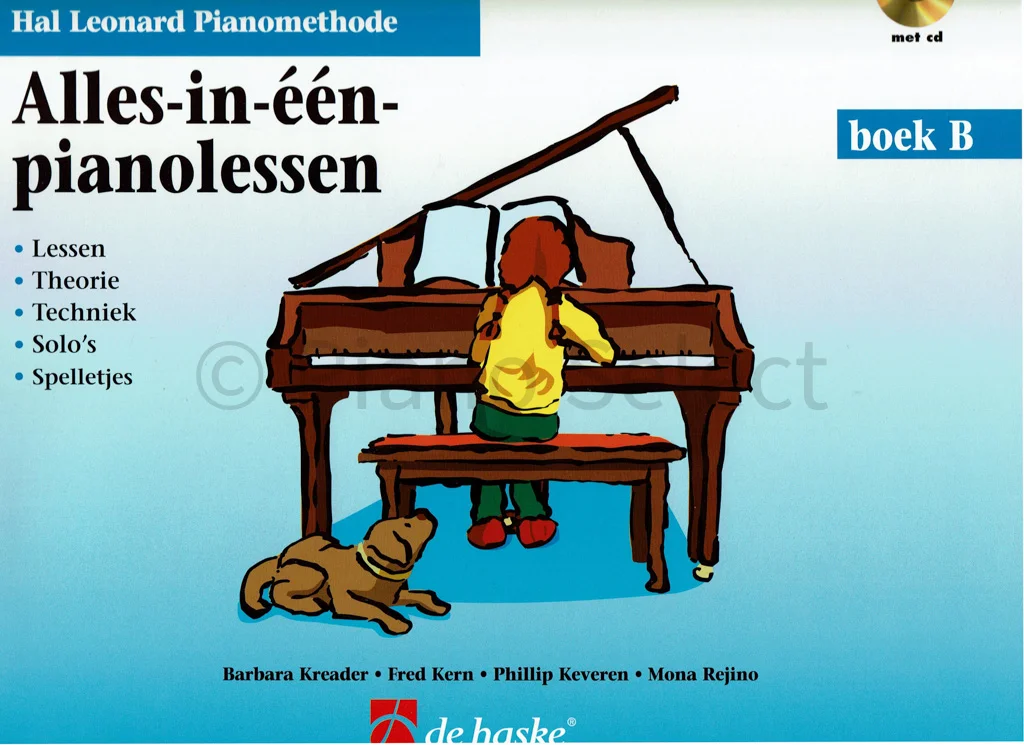 Pianomethode Alles in één Pianolessen boek b