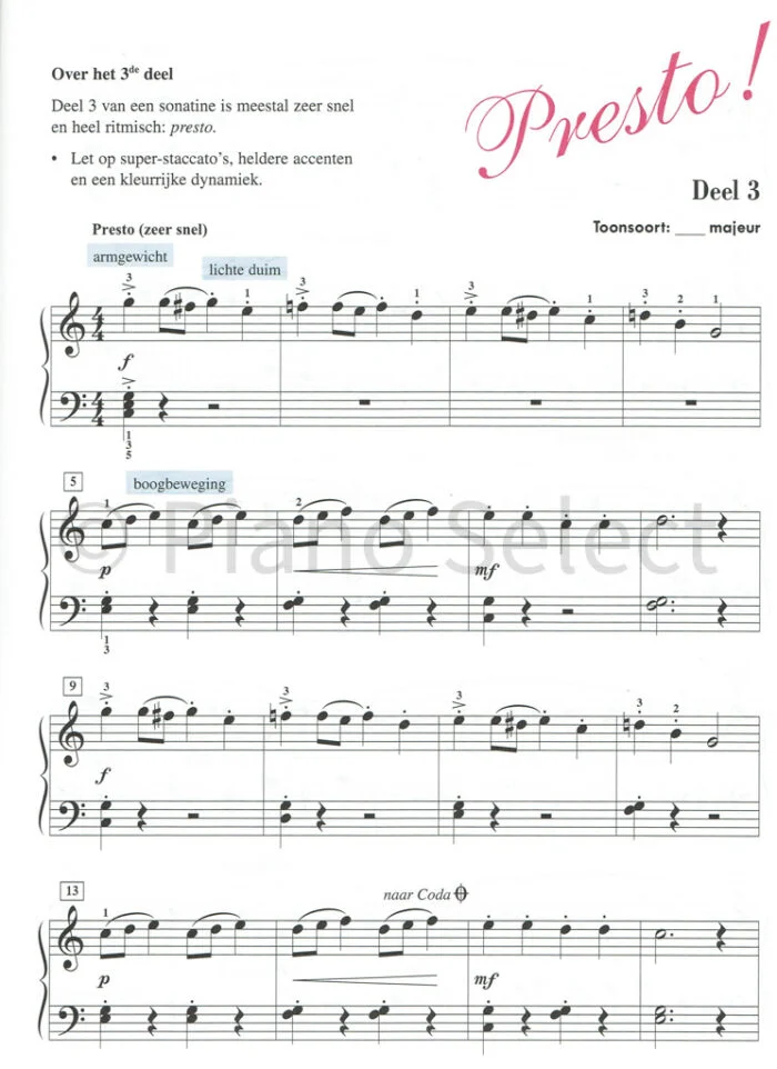 Piano Adventures Techniek en Voordrachtboek deel 4