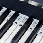 Toetsenwijzer piano zwart - verwijderbare pianostickers - Afbeelding 6