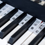 Toetsenwijzer piano zwart - verwijderbare pianostickers - Afbeelding 4
