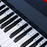 Toetsenwijzer piano zwart - verwijderbare pianostickers - Afbeelding 3