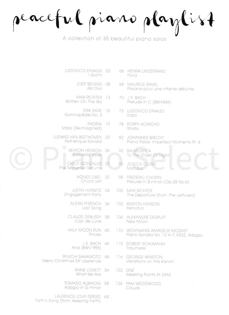 Peaceful Piano Playlist