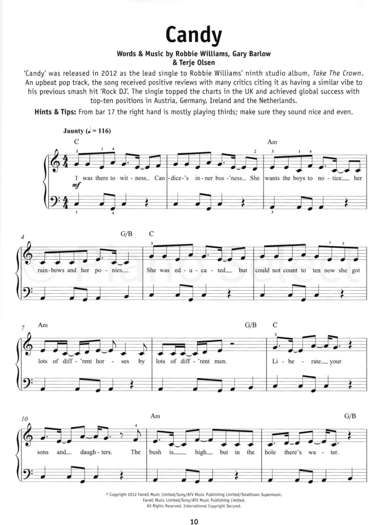 Today's Hits - Really Easy Piano