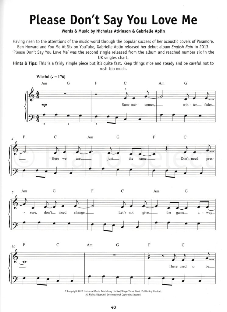 Today's Hits - Really Easy Piano