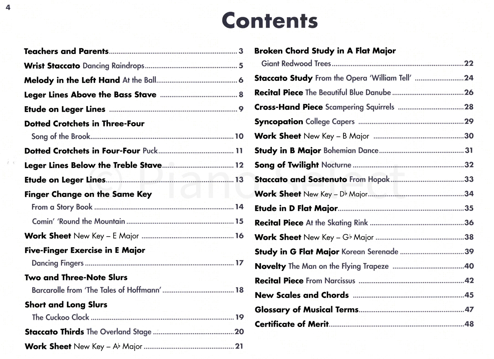 Deel 4 - John Thompson's Meest Eenvoudige Pianoleergang