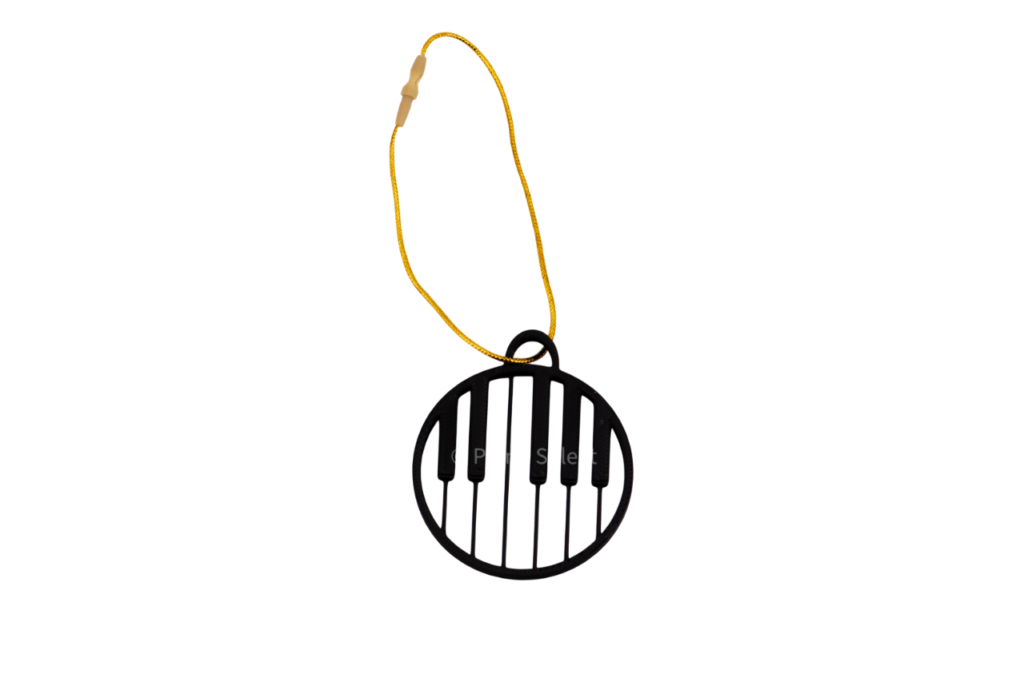 kersthangers muziek - zwart